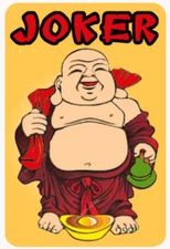 Mah Jongg Jong Mahjong 10 Joker Stickers Buddha - Set #699 ** Free Shipping **