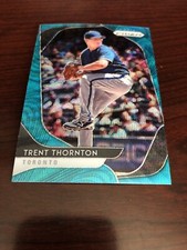TRENT THORNTON 2020 PANINI PRIZM TEAL WAVE PRIZM REFRACTOR BLUE JAYS #135 *Mint*