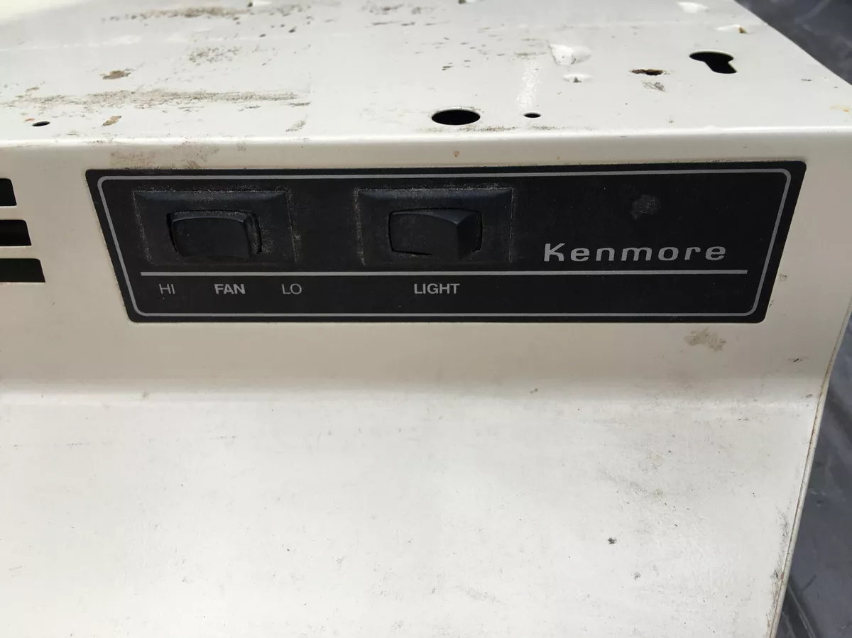 Kenmore range store hood