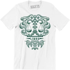 Libra Scrape Zodiac Sign Astrological Astrology Scales Men's T-shirt Tees