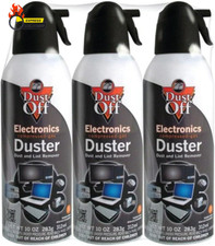 Falcon Compressed Gas 152A Disposable Cleaning Duster 3 Count, 10 Oz. Can DPS