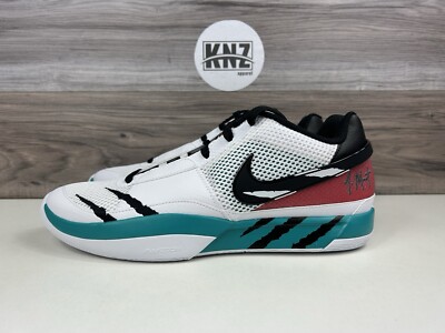 NEW Nike JA 1 'Scratch' Morant White Black Turbo Green FV5957-100