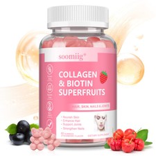 Collagen & Biotin 60 Gummies - Nails & Hair,Support Your Health And Beauty