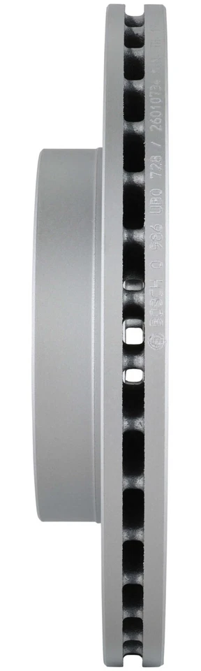 Передний дисковый тормоз Bosch QuietCast ротор для 1990 Honda CRX 1,5 л L4 - Изображение 3 из 4