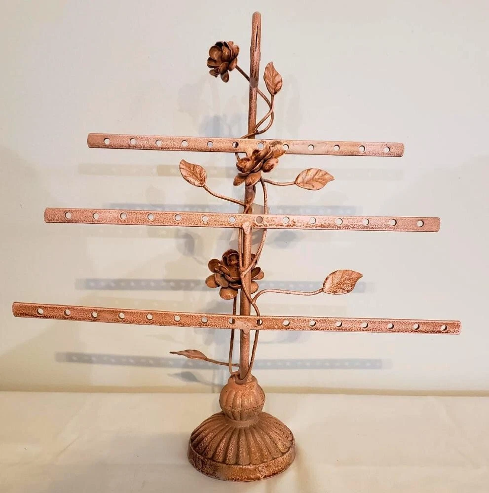 Metal shop earring stand
