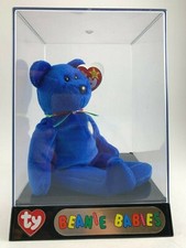 VINTAGE RARE 1998 TY BEANIE BABIES CLUBBY IN SEALED CLEAR PLASTIC CASE