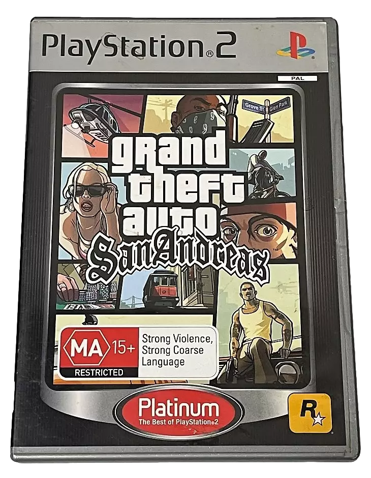 Preços baixos em Grand Theft Auto: San Andreas Sony PS2 Video Games