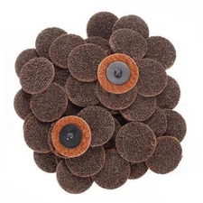 50Pc 2" Coarse Roloc Scotch Pads Roll Lock Surface Sanding Disc Made in USA