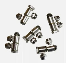 Tire Changer Machine 1/8" Thread Hollow Trachea Air Valve Metal Connector 6/8mm