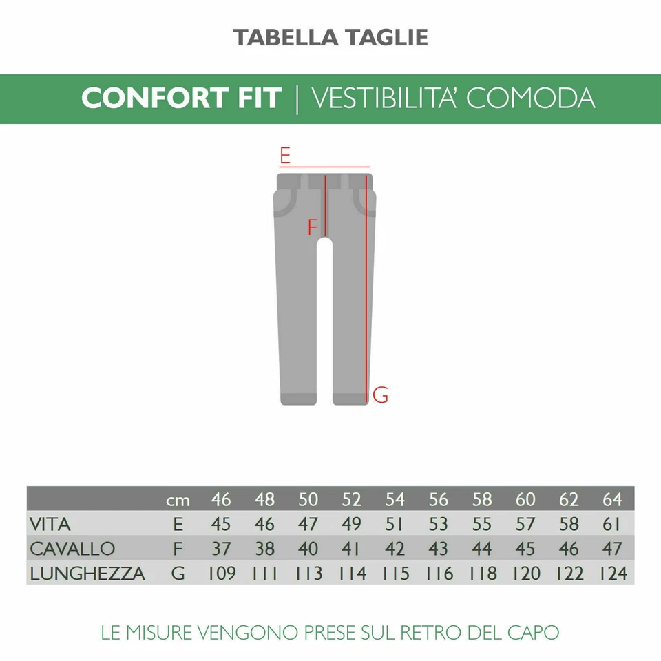 Jeans Uomo Imbottito In Pile Pantalone Comodo Felpato Invernale Termico VEQUE - Immagine 2 di 4