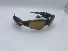 Oakley Thump 256 tortoise gold iridium sunglasses. Flip-up Lenses. NEW BATTERY