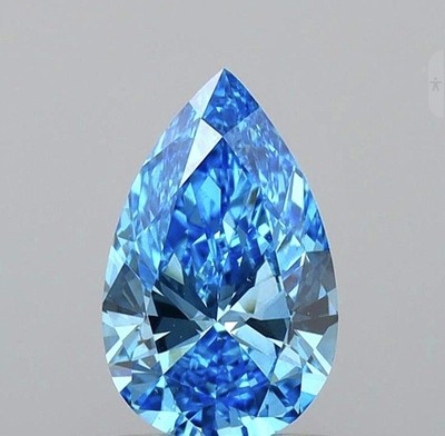 Fancy Vivid Blue Diamond - 2.51crt - 3x Excellent - IGI - Market Value 2.000 Eur