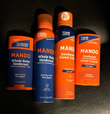 Mando Aluminum-Free Whole Body Deodorant Pro Sport Spray Stick