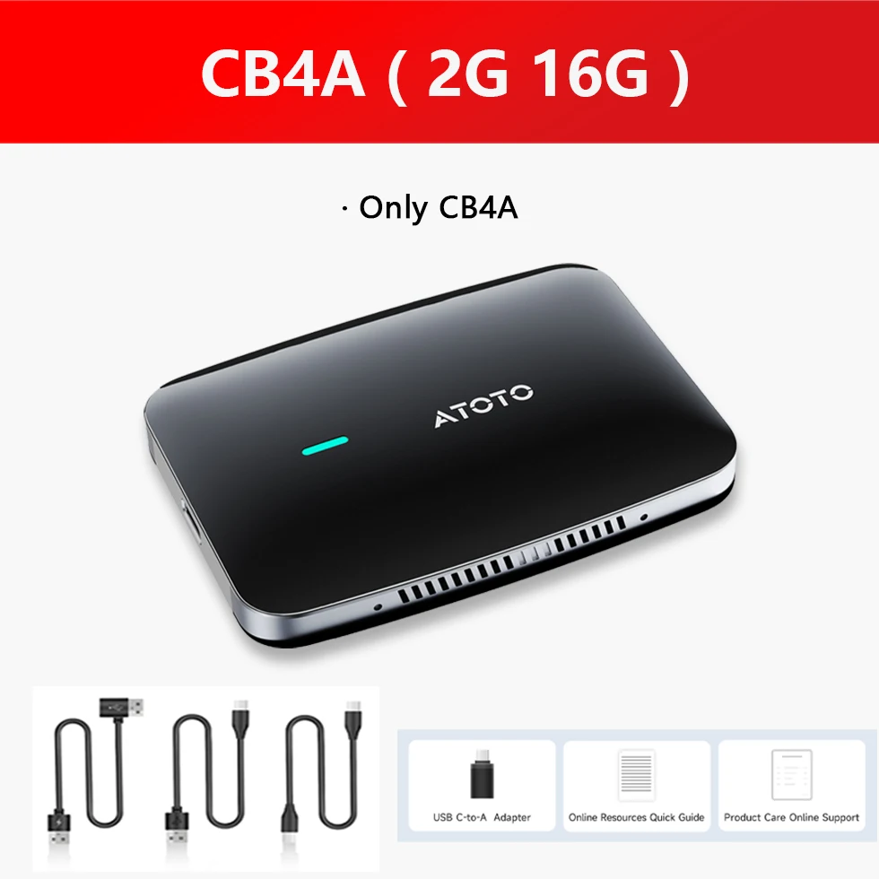 ATOTO Car Smart AI Box Android System 4GB 32GB for Apple Carplay