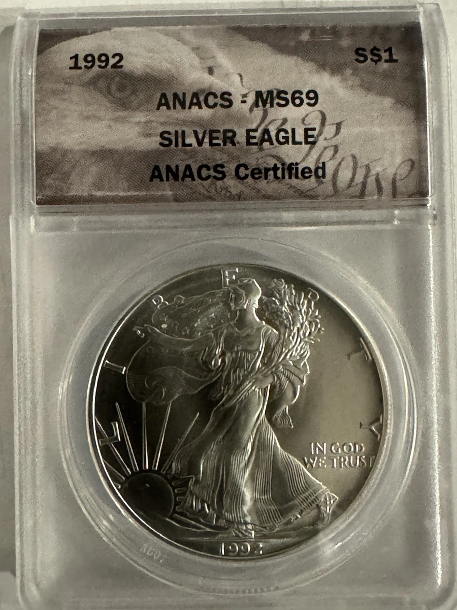 Preços baixos em American Eagle 1992 moedas de prata | eBay