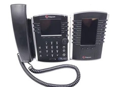 Polycom VVX 411 12 Lines VoIP Desktop Phone W/ Expansion Module