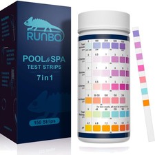 Pool Teststreifen 7in1 pH Chlor Brom Alkalinität Wasserqualität
