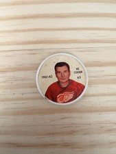 1961-62 Shirriff/Salada Coins #63 Vic Stasiuk - Detroit Red Wings (InvZ2)