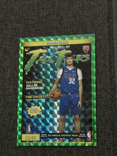 Cooper Flagg [Refractor Green Geometric] #TT-16 2025 Topps Chrome Tall Tales card