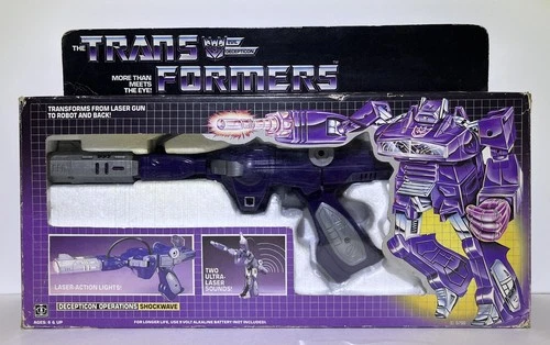 New ListingG1 Shockwave 100% Complete with Box & Insert Transformer Action Figure MIB
