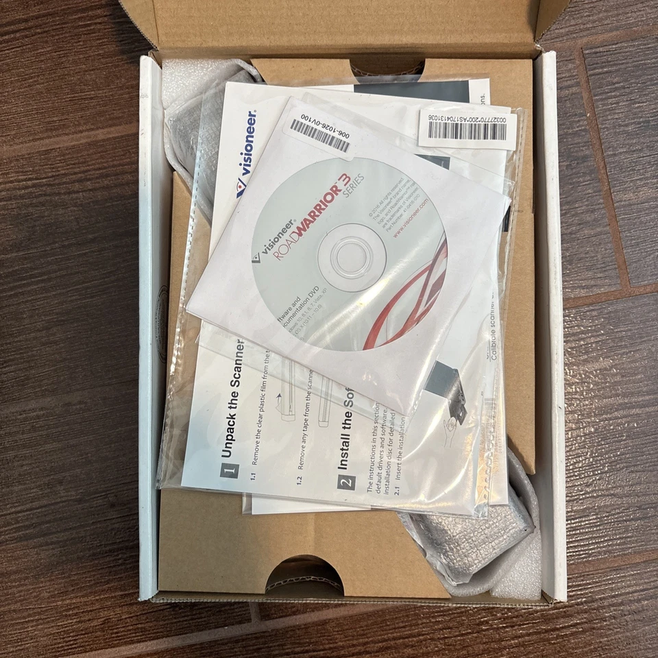 Visioneer RoadWarrior X3 Portable Color Scanner PC & Mac OS X W/ Intel Core New - Image 2 of 4