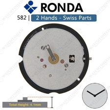 Genuine Ronda 582 Watch Movement Swiss Parts (Multiple Variations)