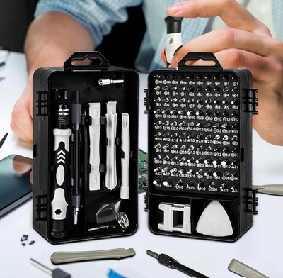115 Precision Screwdriver Set Magnetic Steel for PC Laptops iPhone iPad Watch.