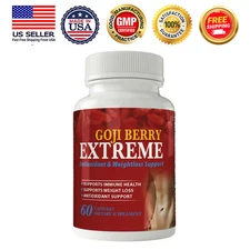Goji Berry Capsules Support Antioxidant Immune Weight Loss Pills Free Shipping