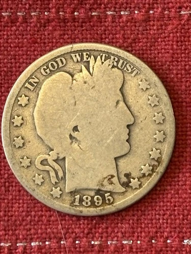 1895 P Barber Half Dollar Very Nice Coin 90% Silver SEE PHOTO