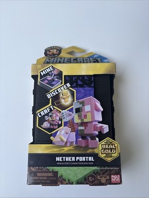Treasure X Minecraft Nether Portal Mine Discover Craft Mini Mob NEW Sealed