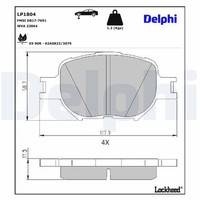 Bremsbelagsatz Scheibenbremse Vorderachse Hinterachse FüR Toyota Lexus Celica