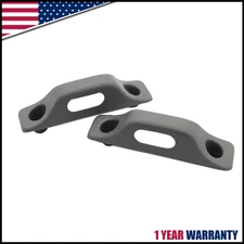 For 2004-08 Ford F150 1 Pair Upper Door Striker Head Liner inner Trim Cover Gray