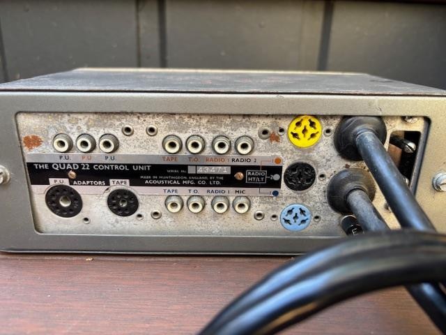 Quad Control Unit 22 Vintage Stereo Pre-Amp Preamp Hi-Fi Pre