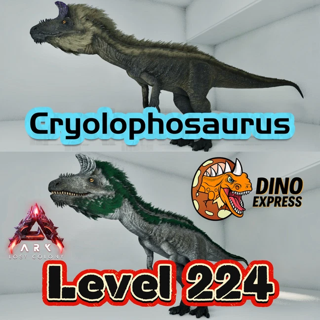 Cryolophosaurus Level 224 New Dino ARK🦕 Survival Ascended ASA PVE PC/XBOX/PS