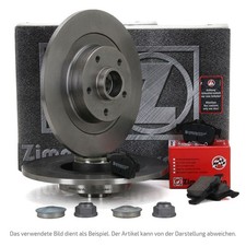 ZIMMERMANN Bremsscheiben Ø 290mm + Radlager + Beläge für RENAULT ESPACE V hinten