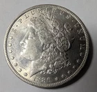 1886-O AU+ Morgan Silver Dollar-Strong Mint Luster