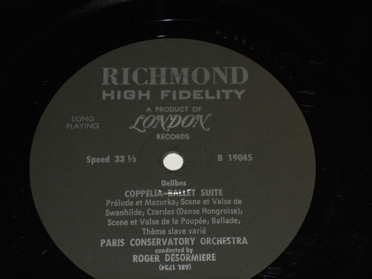 COPPELIA SYLVIA Delibes Ballet Suites Desormiere Paris Orch
