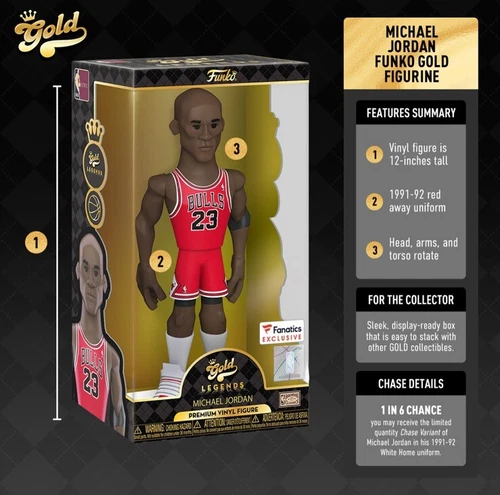 🔥Funko 12” NBA Michael Jordan Premium Vinyl Gold Legends Exclusive Series One🔥