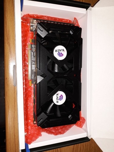 KAER AMD Radeon RX 580 Graphics Card, 8GB, GDDR5, 256 Bit, DirectX 12, PCI Expre - Picture 4 of 9
