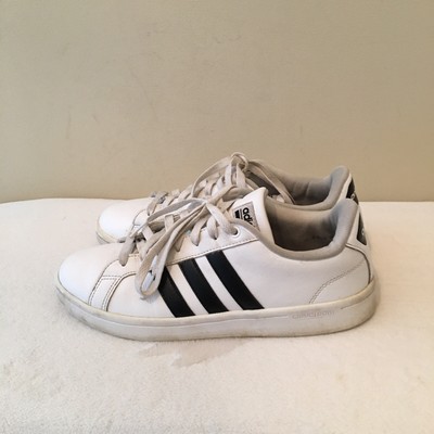 adidas cloudfoam advantage stripe womens casual shoe