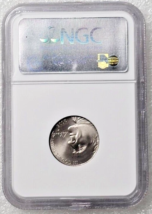 2005 P SMS Ocean View 5C Jefferson Nickel NGC MS67 - Image 3 of 4