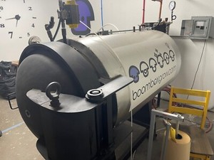 grain sterizer mushroom cultivation 1000lbs per 90min