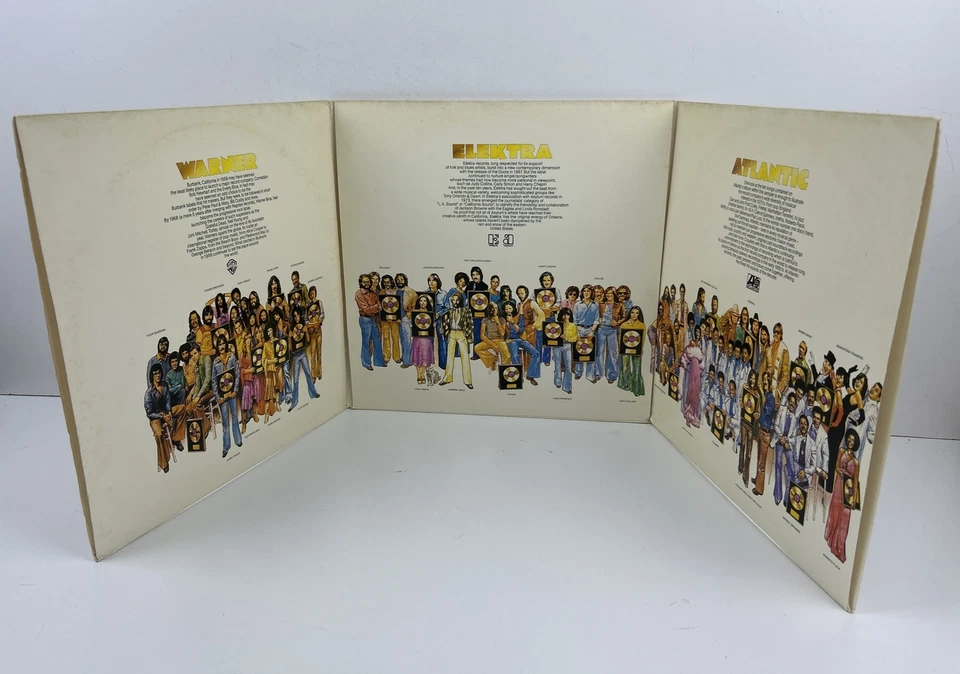 Golden Super Stars Triple Vinyl Various Artist Compilation Record 1977 K68019 VG - Image 4 of 4