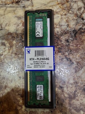 Kingston 8GB KTH-PL316S/8G 1.5v Registered ECC server RAM