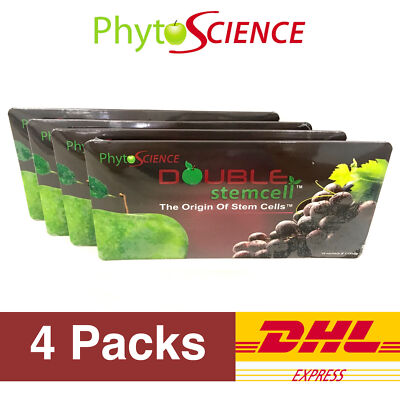 (EXP 2028) 4 x Phytoscience Apple Grape Double StemCell stem cell anti aging