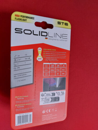 LED LENSER Taschenlampe ST6 LED Lampe Leuchte LENSER® 502211 Aluminium - Bild 2 von 2
