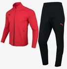 Puma Men KK Woven 2 Training Suit Set Red Running Jacket Pants Jersey 92928201