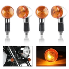 4PCS Motorcycle Turn Signal Lights For Suzuki Intruder VL800 VL1500 VS1400 VS800