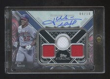 2022 TOPPS STERLING JUAN SOTO AUTOGRAPH TRIPLE GAME JERSEY #ED04/10 HIGH END WOW