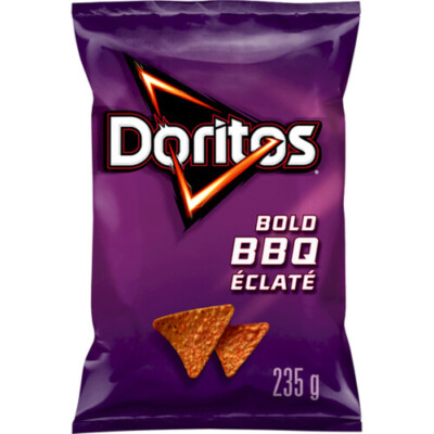 4-Pack DORITOS Doritos Tortilla Chips Bold BBQ 235 g